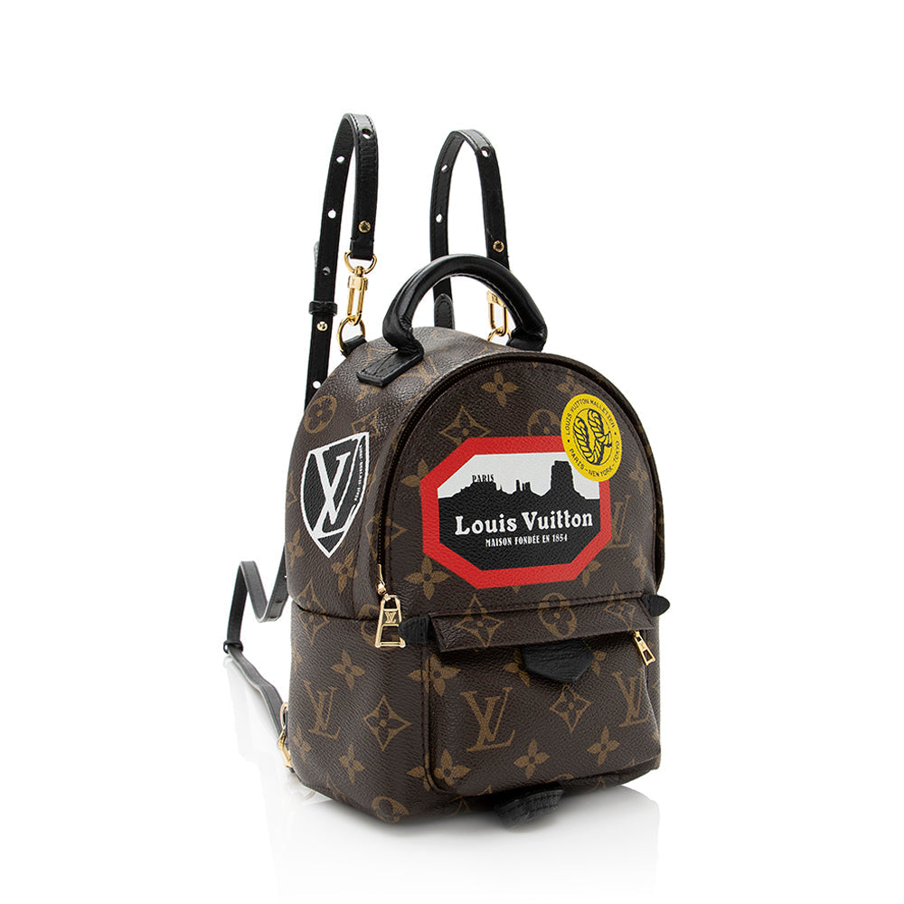 Louis Vuitton Monogram Canvas Palm Springs Mini Backpack - FINAL SALE (SHF-21047)