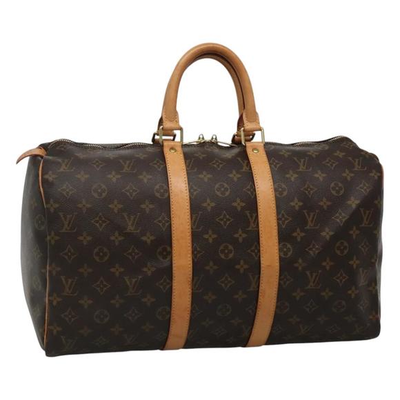 LOUIS VUITTON MONOGRAM KEEPALL 45 HANDBAG
