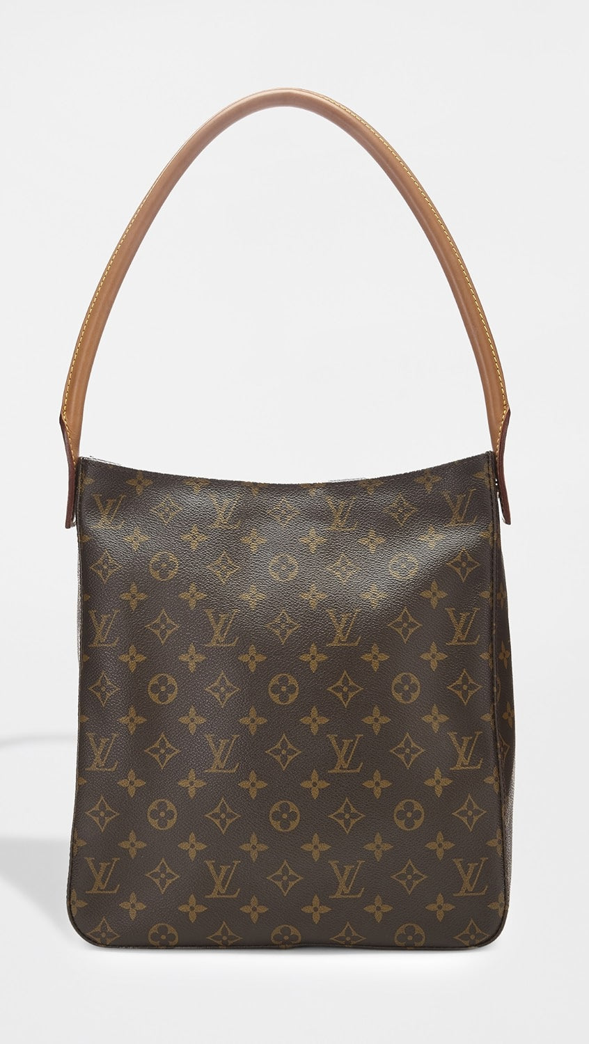 LOUIS VUITTON MONOGRAM LOOPING GM ZIPPED HOBO BAG