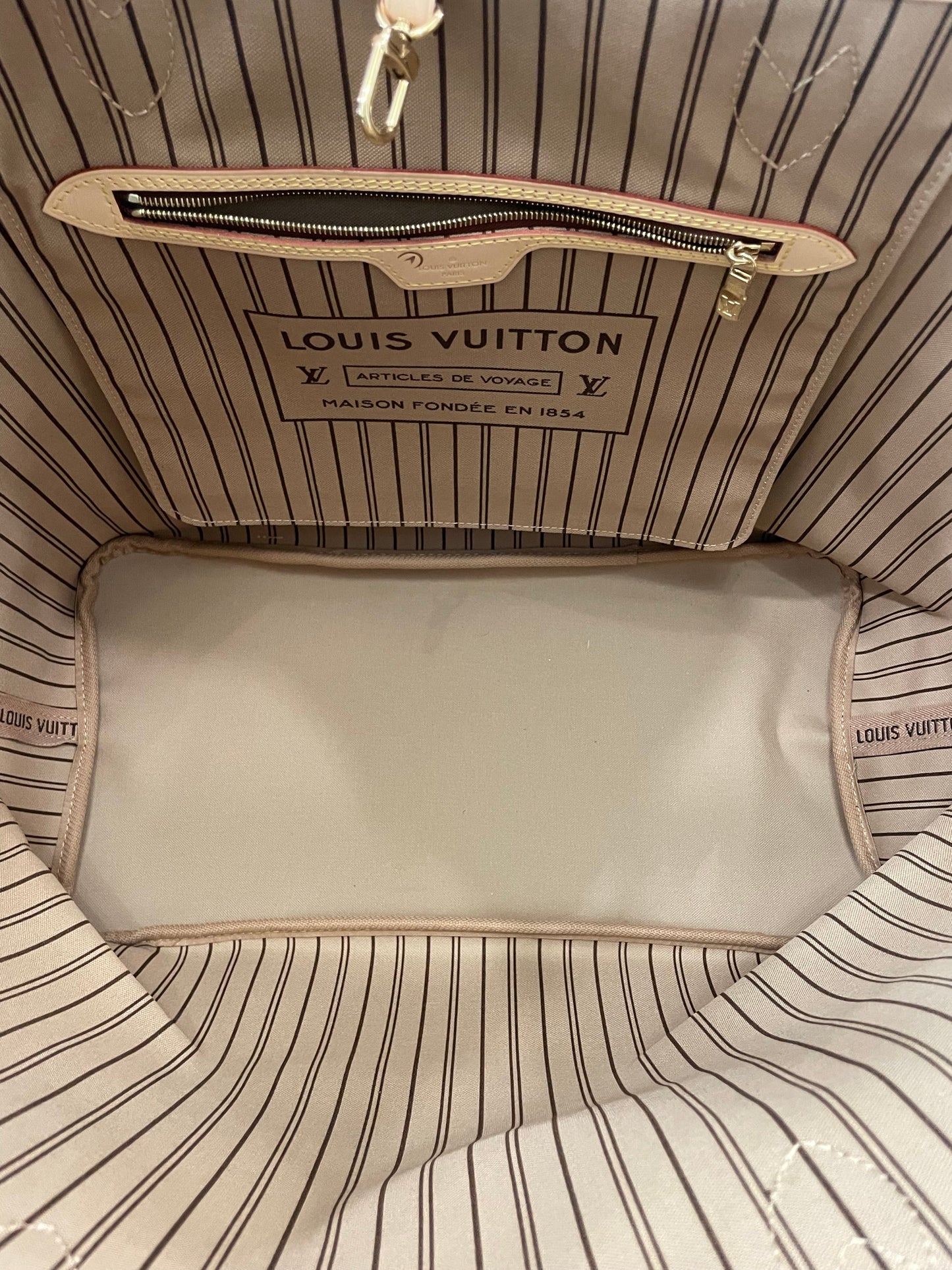LOUIS VUITTON MONOGRAM NEVERFULL GM TOTE BAG