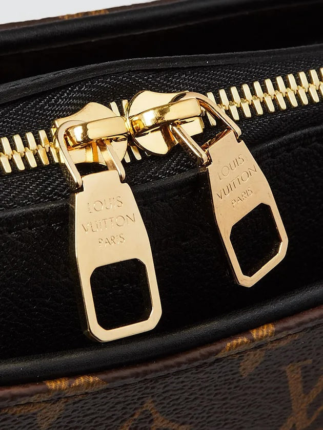 LOUIS VUITTON MONOGRAM PALLAS NOIR MM SHOULDER BAG