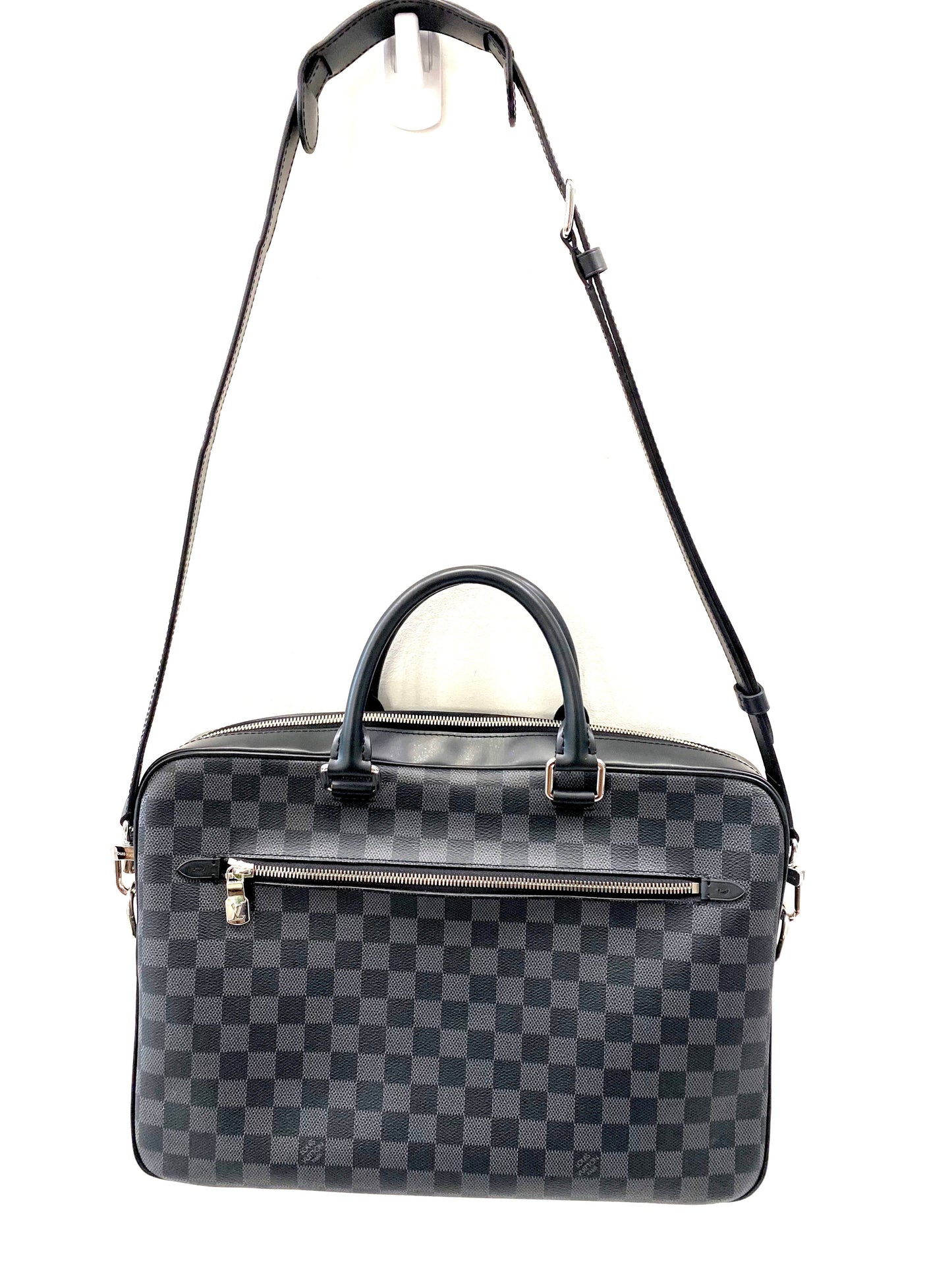 LOUIS VUITTON DAMIER GRAPHITE PORTE DOCUMENTS BUSINESS MM BAG