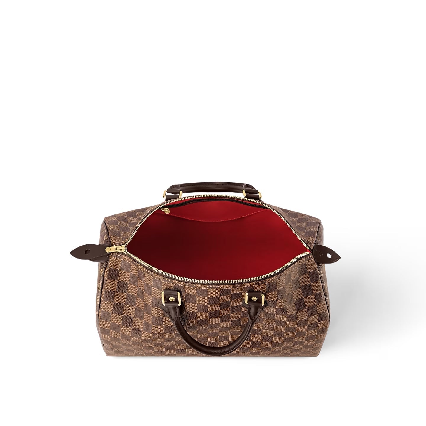 LOUIS VUITTON DAMIER EBENE SPEEDY 35 HANDBAGS