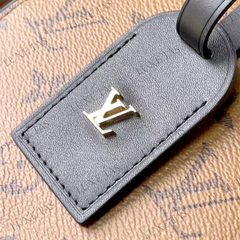 Monogram Reverse Canvas Boîte Chapeau Mini Bag Leather Crossbody Bag for Women