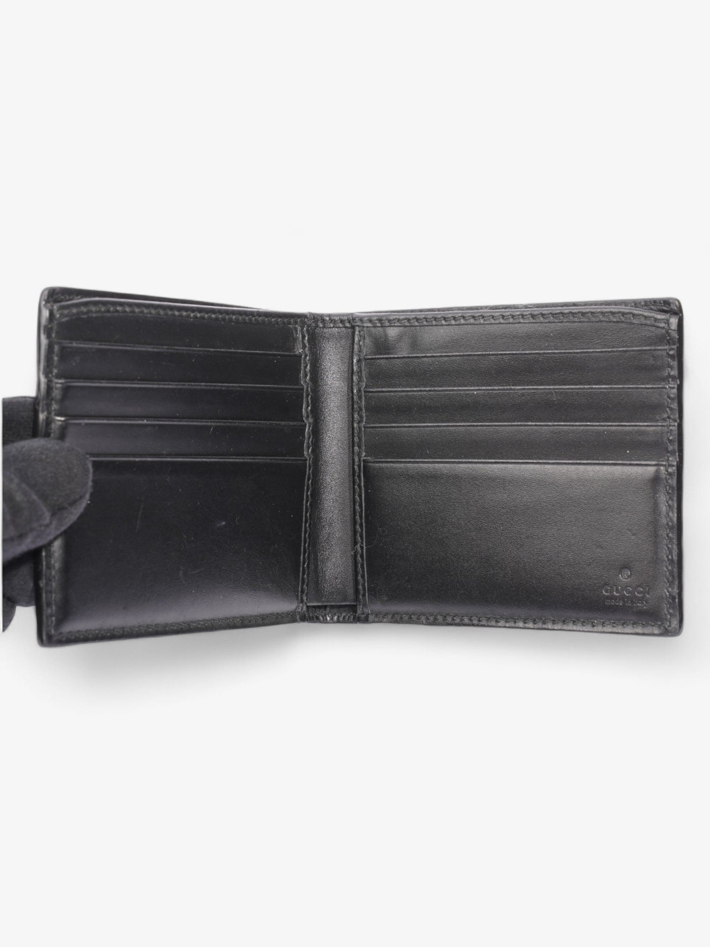 Gucci Signature Wallet Black Leather