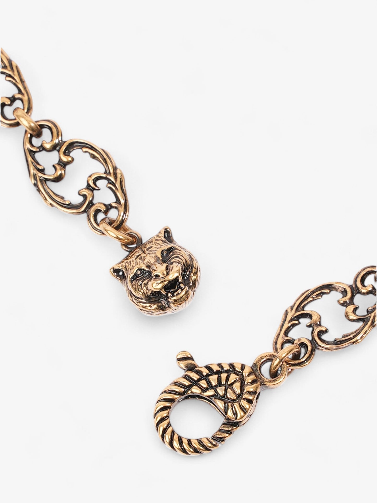 Gucci GG Drop Necklace Aged Gold / Multicoloured Base Metal