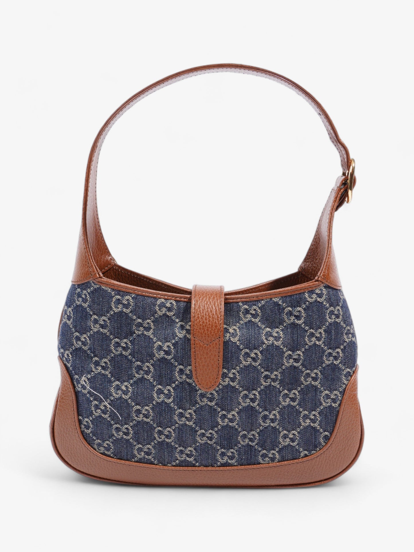 Gucci Jackie 1961 Blue / Brown Denim Small