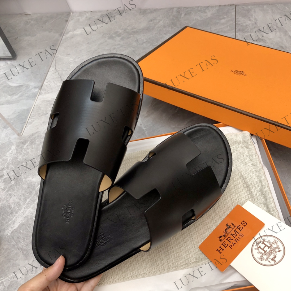 Noir Izmir Sandal Designer Slides & Sandals for Men