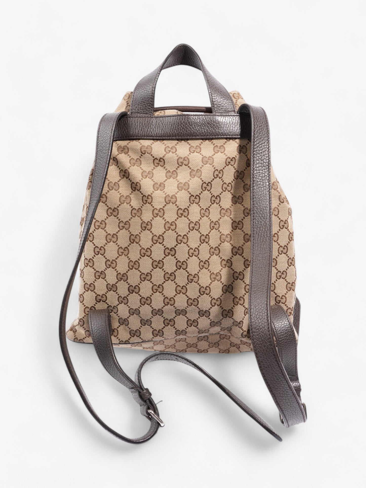 Gucci Drawstring Backpack GG Supreme Canvas