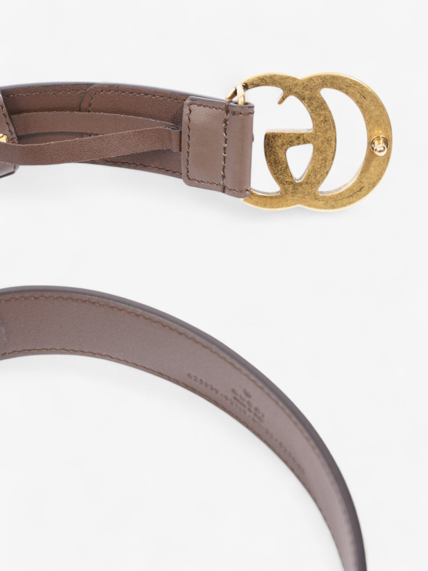 Gucci GG Marmont Belt Gold / GG Supreme Canvas 80cm / 32"