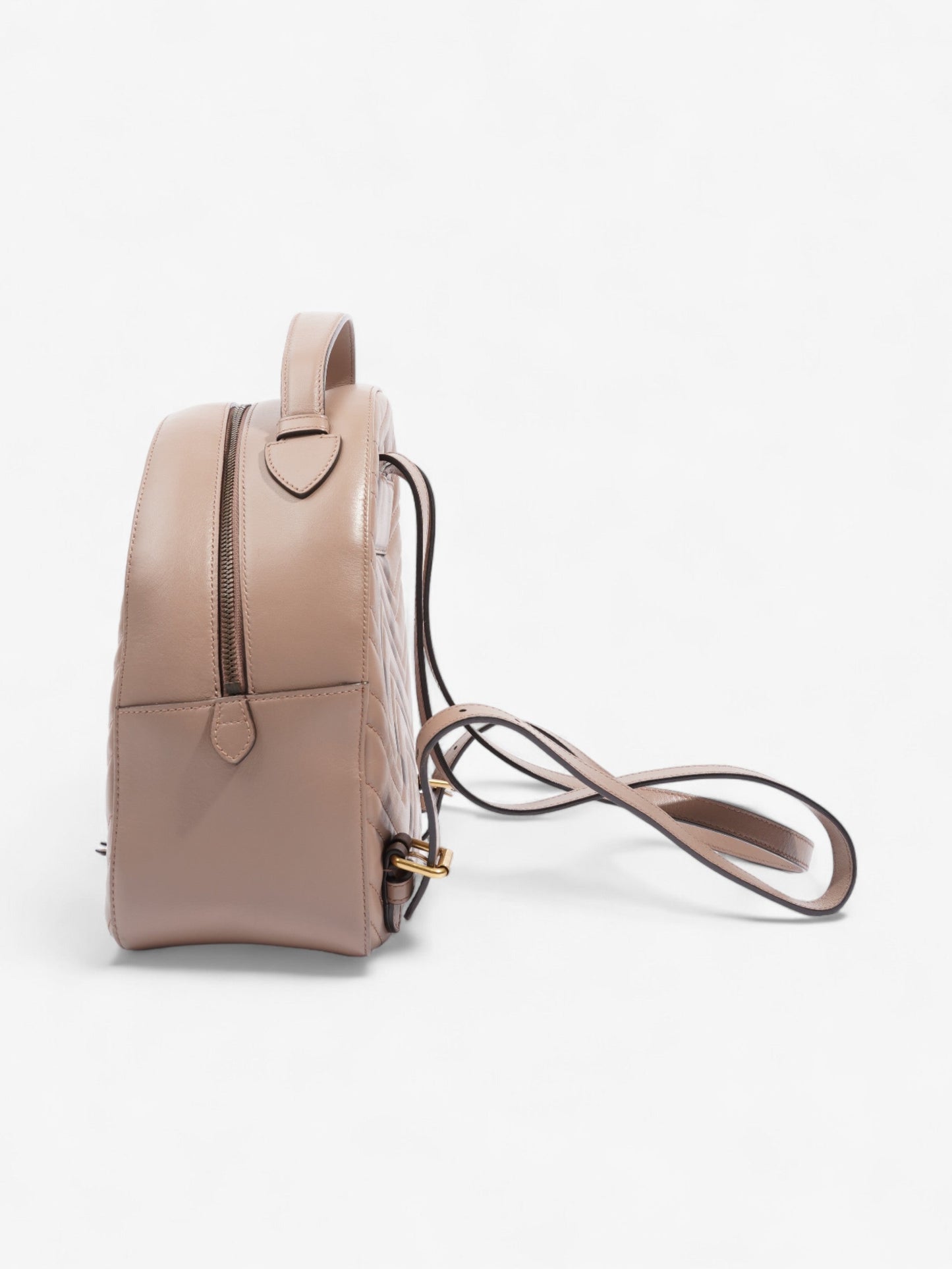 Gucci GG Marmont Backpack Dusty Pink Matelasse Leather