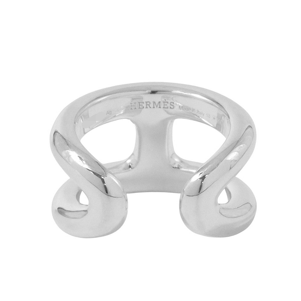 HERMES Osmos PM Size 53/#13 Silver Sv925
