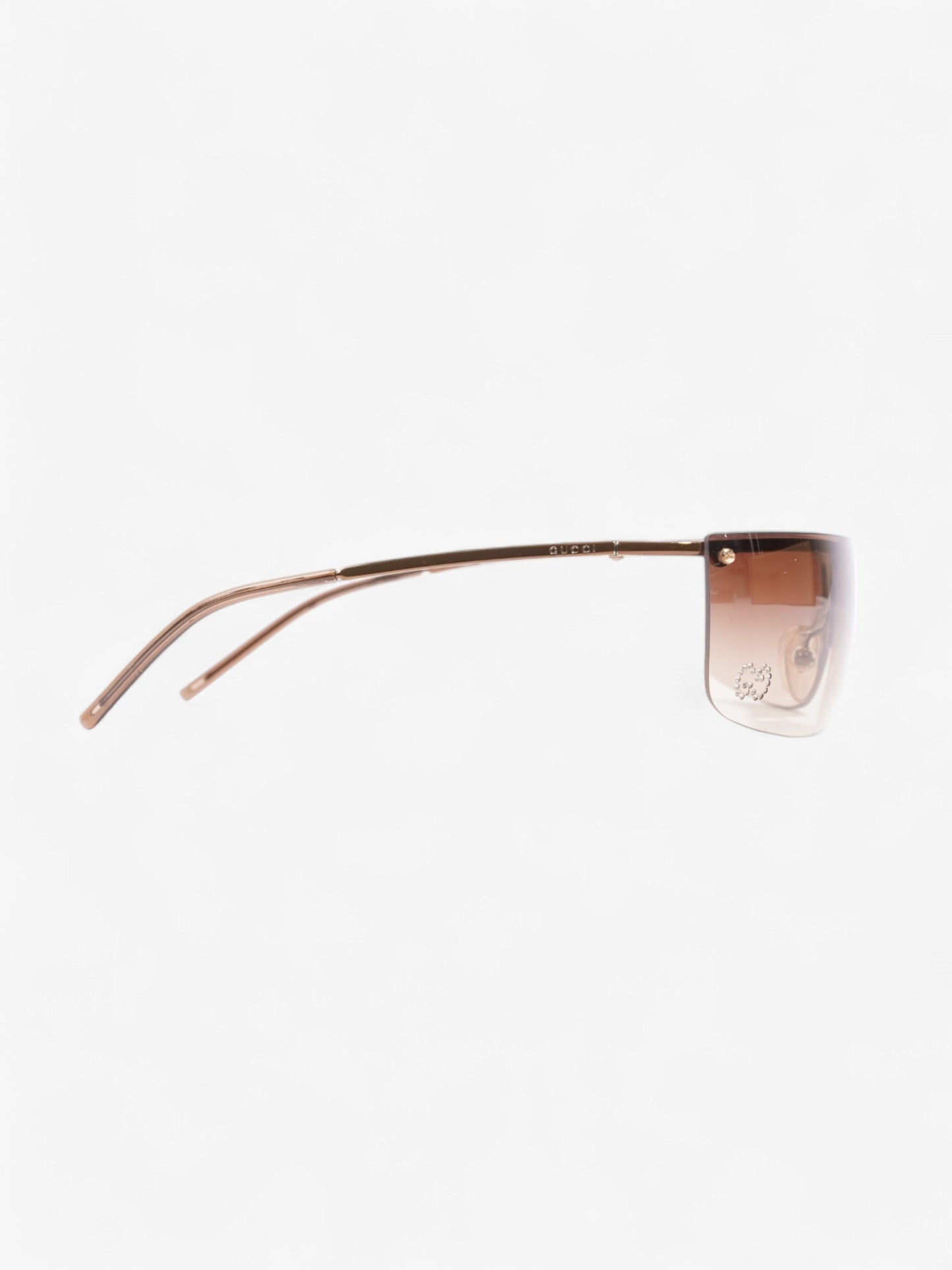 Gucci GG Diamante Sunglasses Brown Acetate