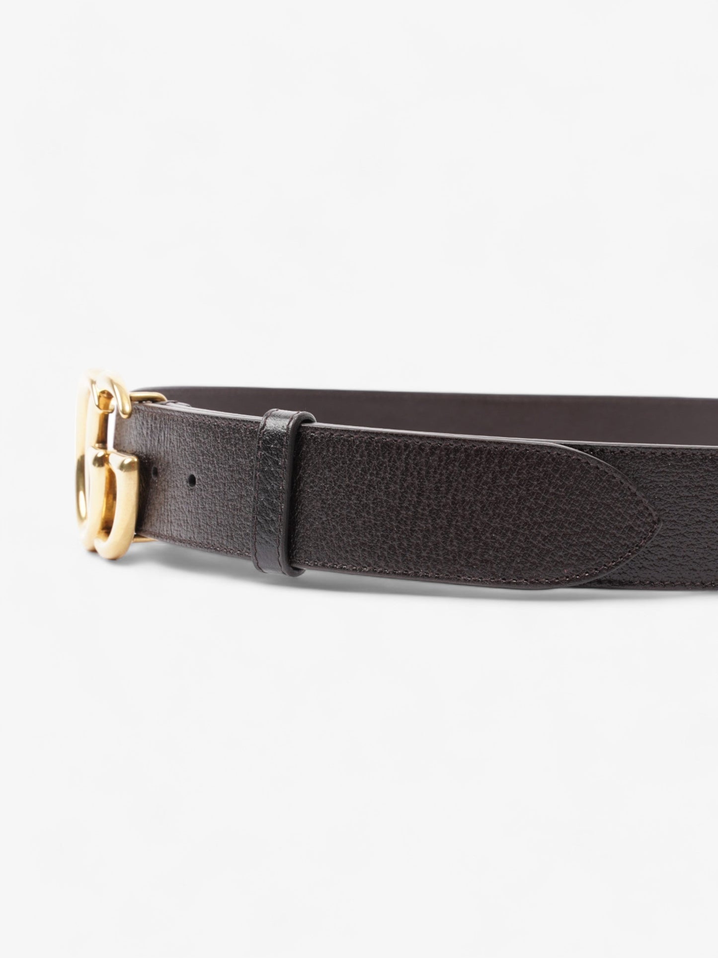Gucci Reversible Double G Buckle Belt Black/Brown / Gold Leather 100cm 40"
