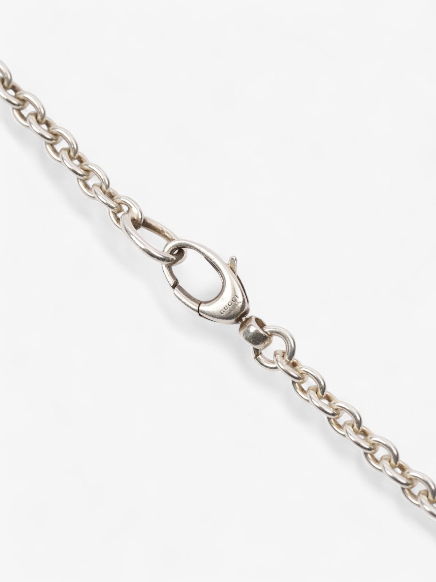 Gucci Interlocking G Necklace Silver Silver Sterling