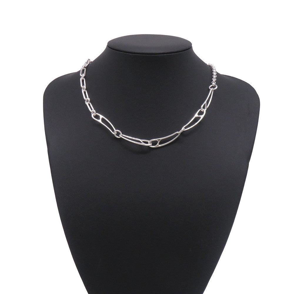 HERMES Chaine d'Ancre Punk Necklace Size ST SV925