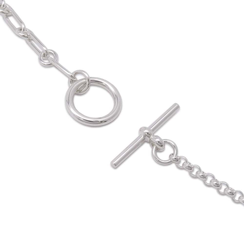 HERMES Chaine d'Ancre Punk Necklace Size ST SV925