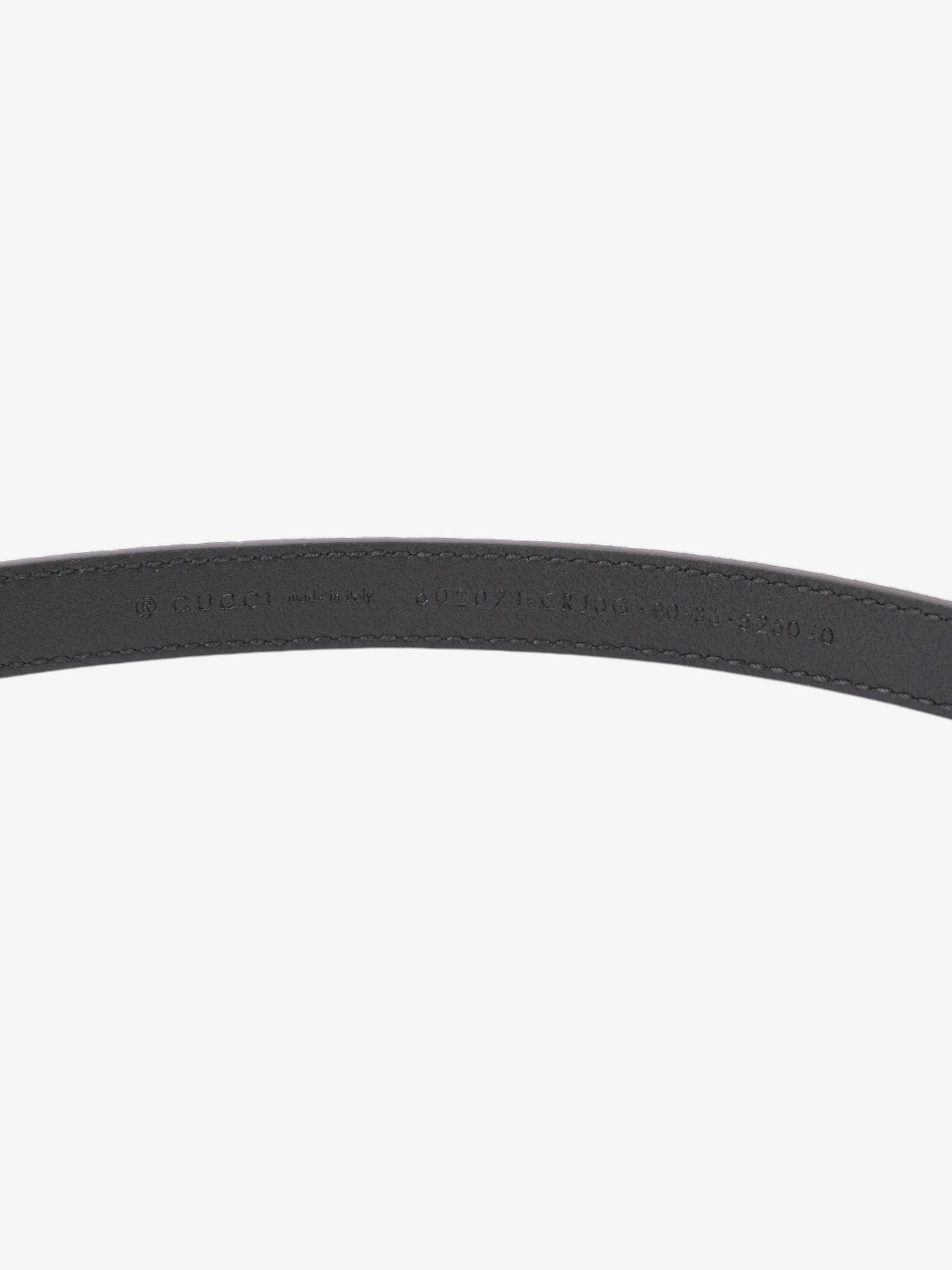 Gucci GG Marmont Thin Belt Black / Gold Suede 90cm / 36"