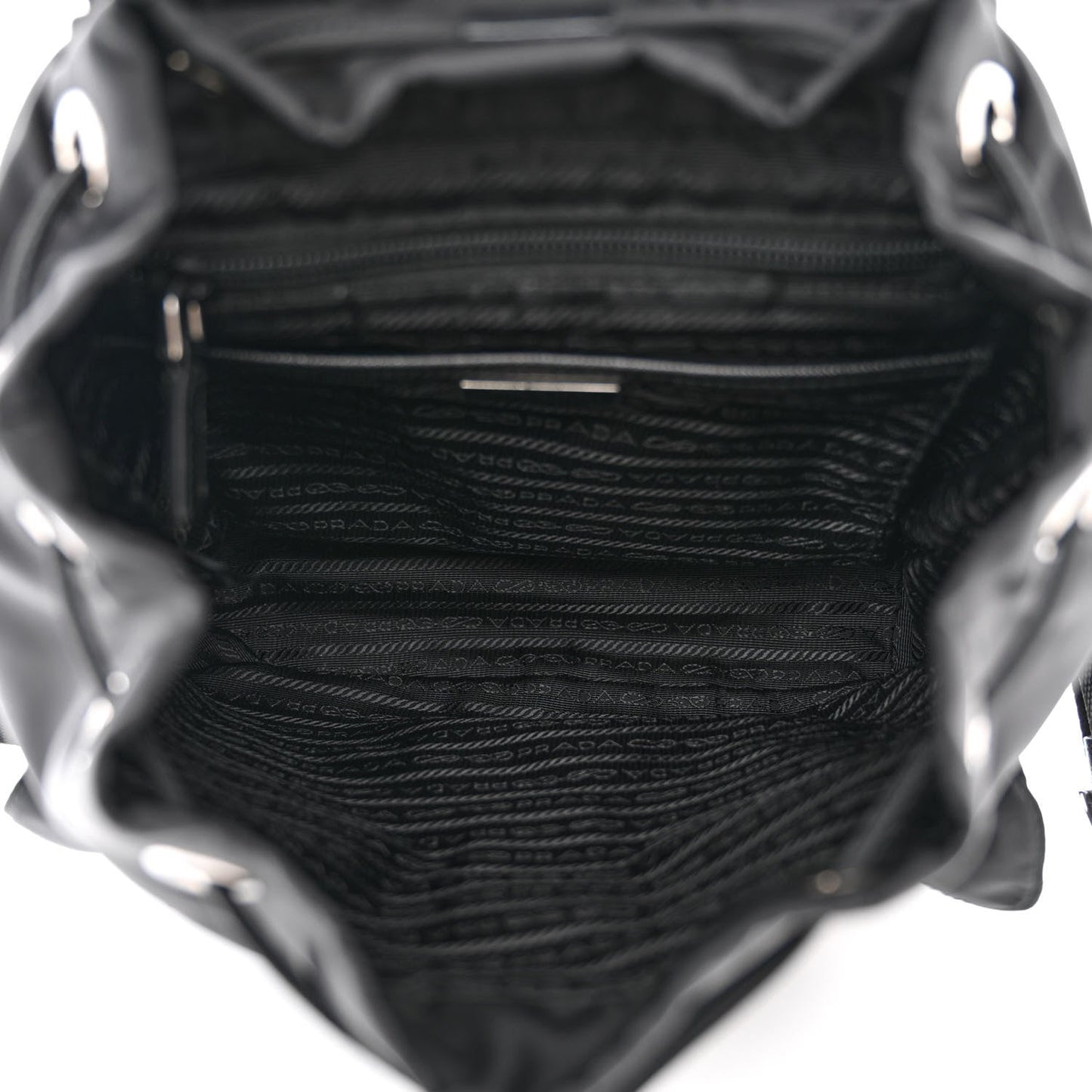 PRADA TESSUTO NYLON SAFFIANO SMALL BACKPACK