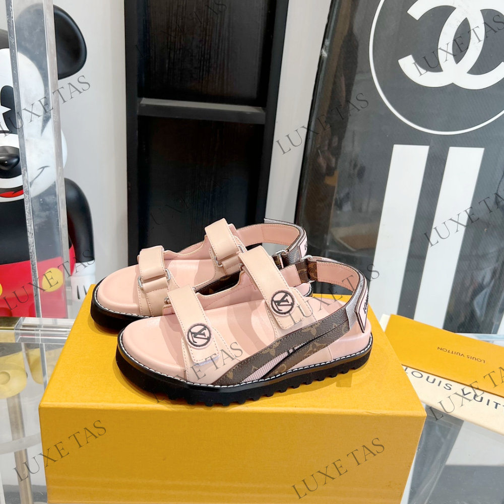 Paseo Flat Comfort Sandal Pink Designer Slides & Sandals for Women