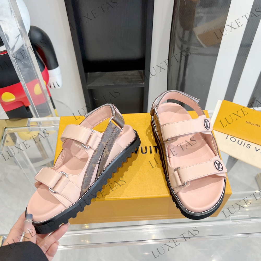 Paseo Flat Comfort Sandal Pink Designer Slides & Sandals for Women