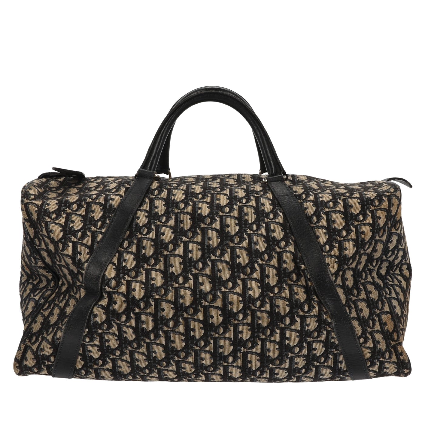 CHRISTIAN DIOR Bowling Handbag in Blue Fabric