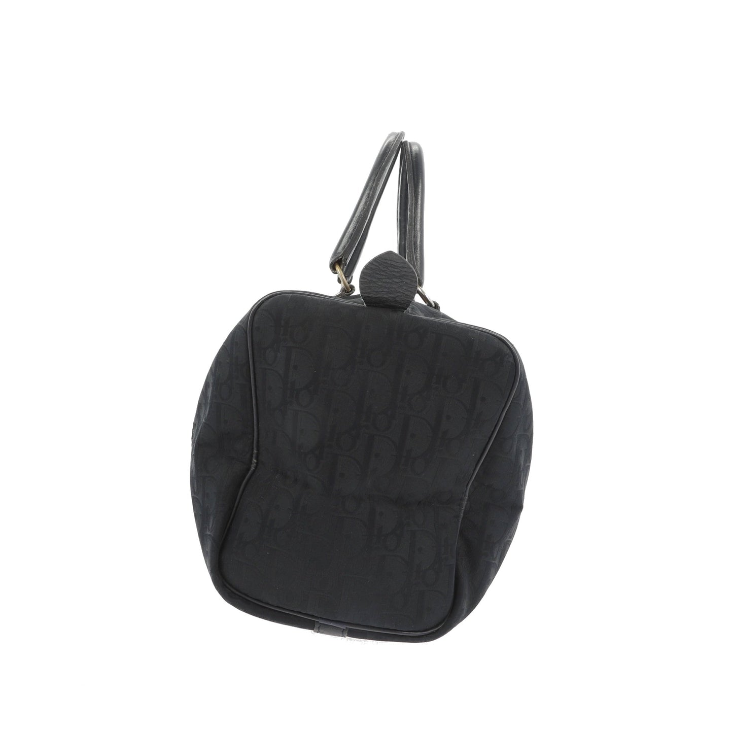 CHRISTIAN DIOR Bowling Handbag in Blue Fabric