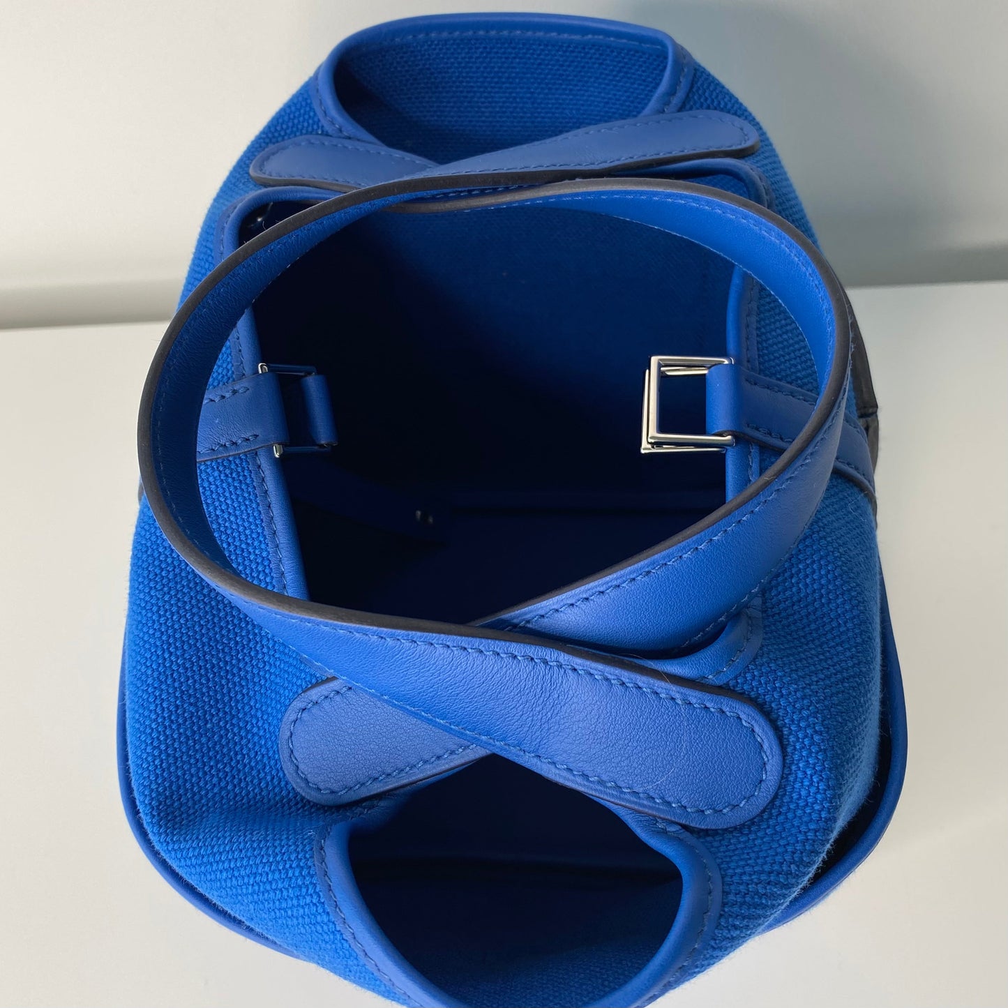 Hermes Picotin 18 Bleu Agate Cargo Palladium Hardware