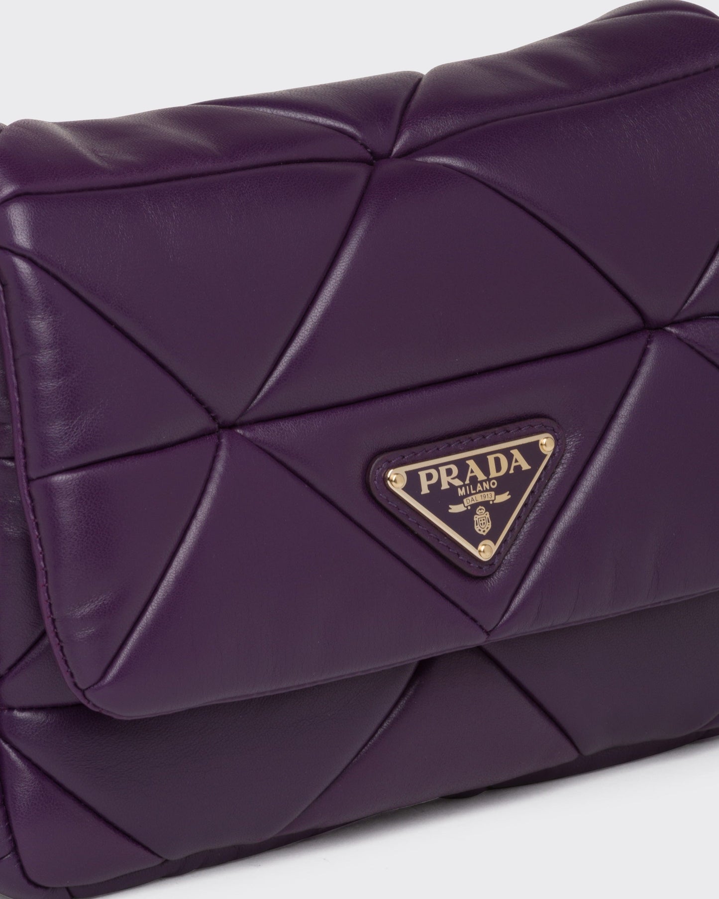 PRADA SYSTEM NAPPA LEATHER PATCHWORK BAG