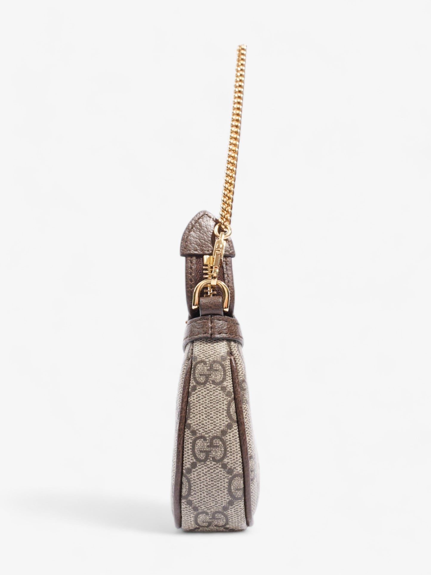 Gucci Ophidia Beige / Ebony Coated Canvas Mini