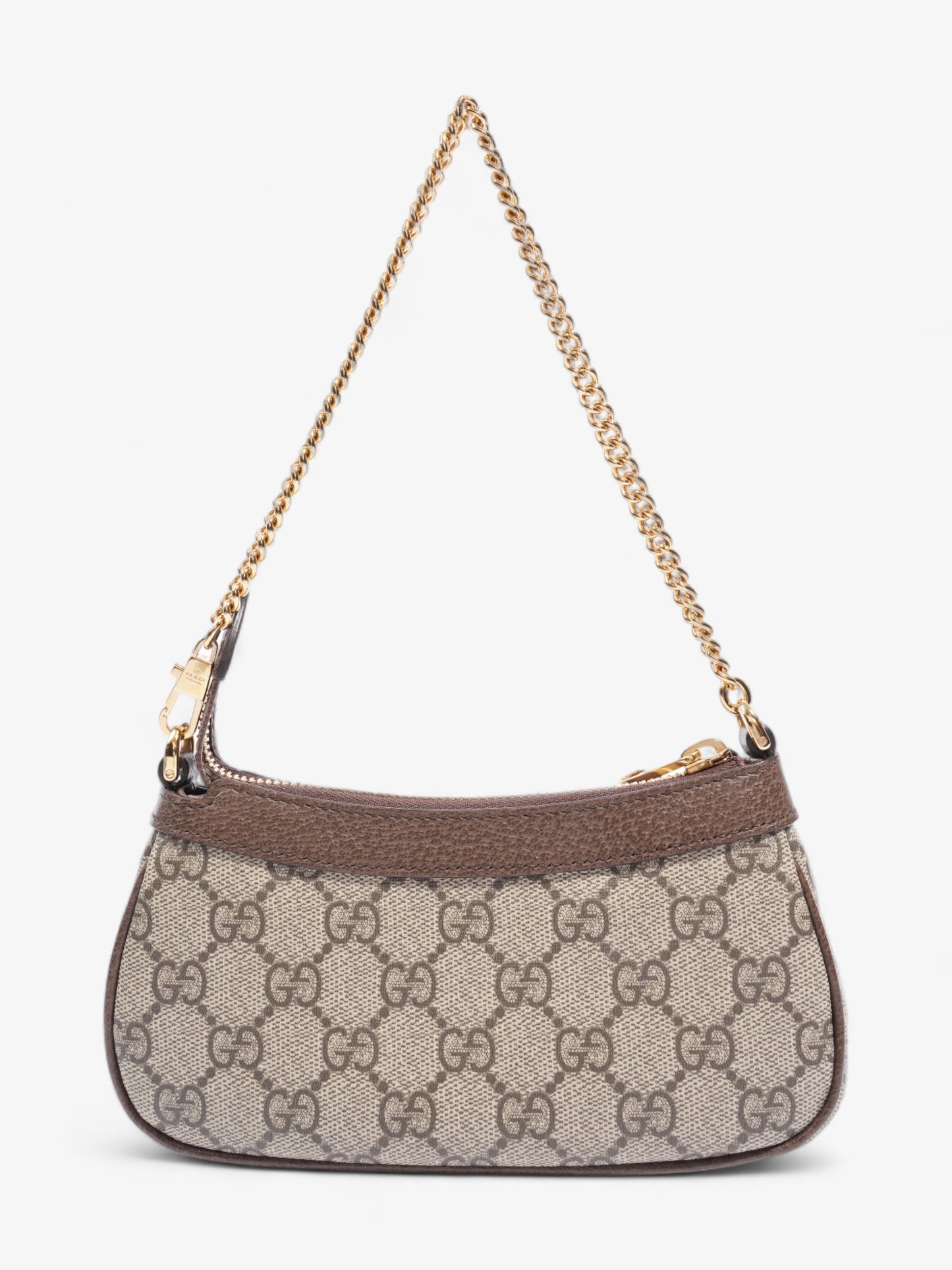 Gucci Ophidia Beige / Ebony Coated Canvas Mini