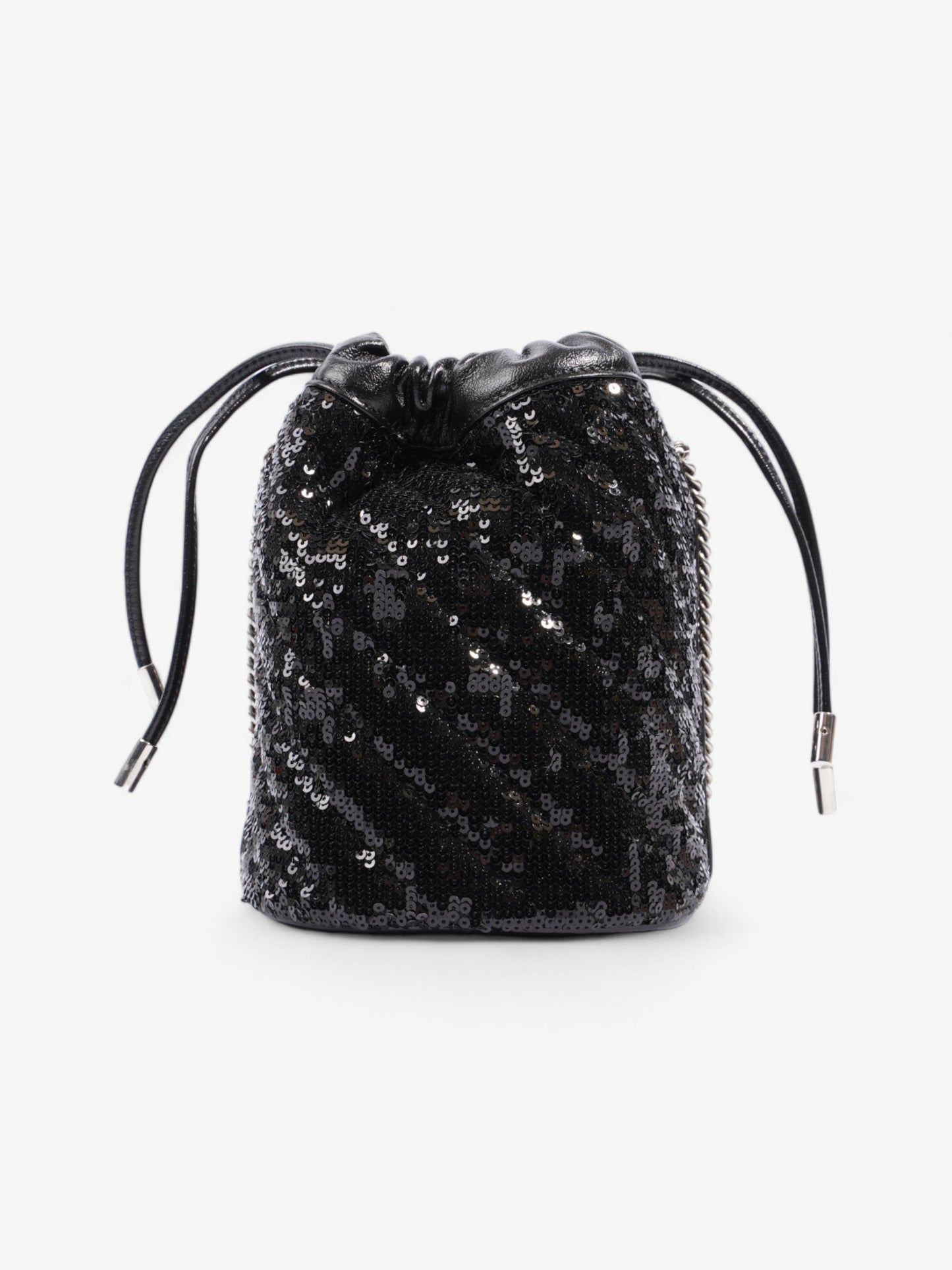Gucci GG Marmont Bucket Bag Black Sequin