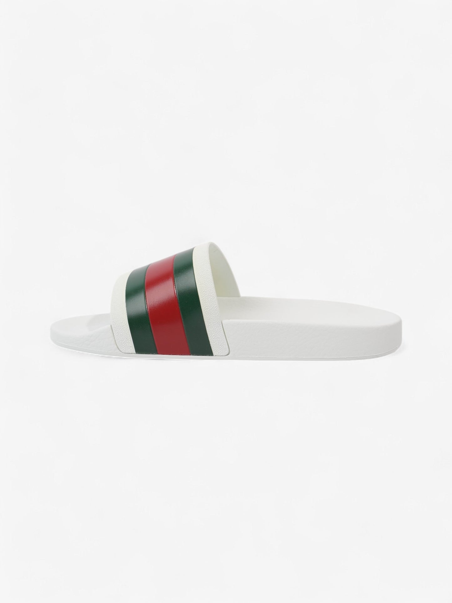 Gucci Gucci Slides White / Green / Red Rubber EU 42 UK 8