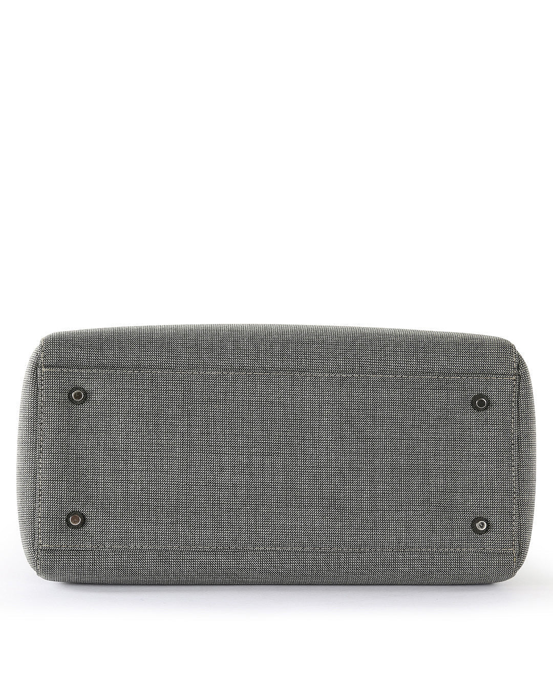 CHRISTIAN DIOR Grey Canvas Lady Dior Tote Bag