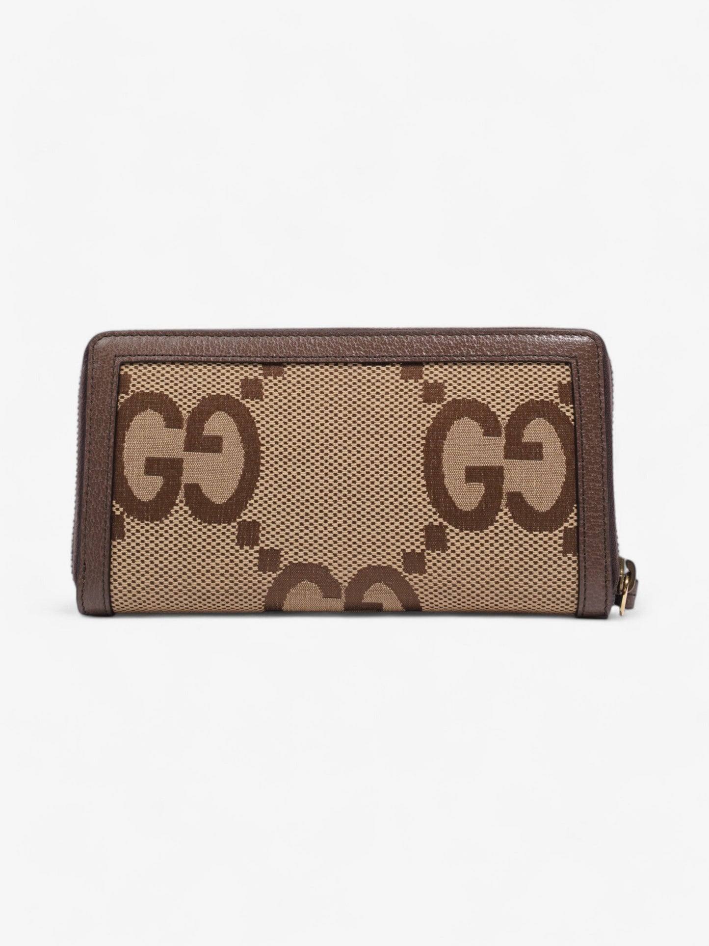 Gucci Diana Jumbo GG Wallet Camel / Ebony Canvas