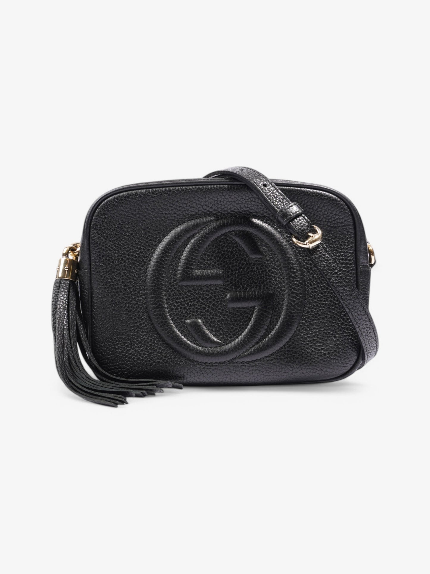 Gucci Soho Disco Bag Black Calfskin Leather Small