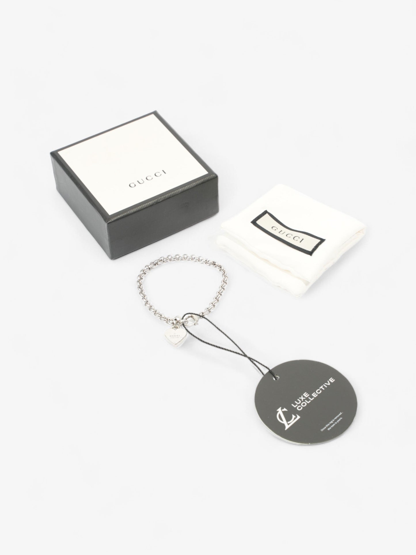 Gucci Trademark Bracelet Silver Silver Sterling