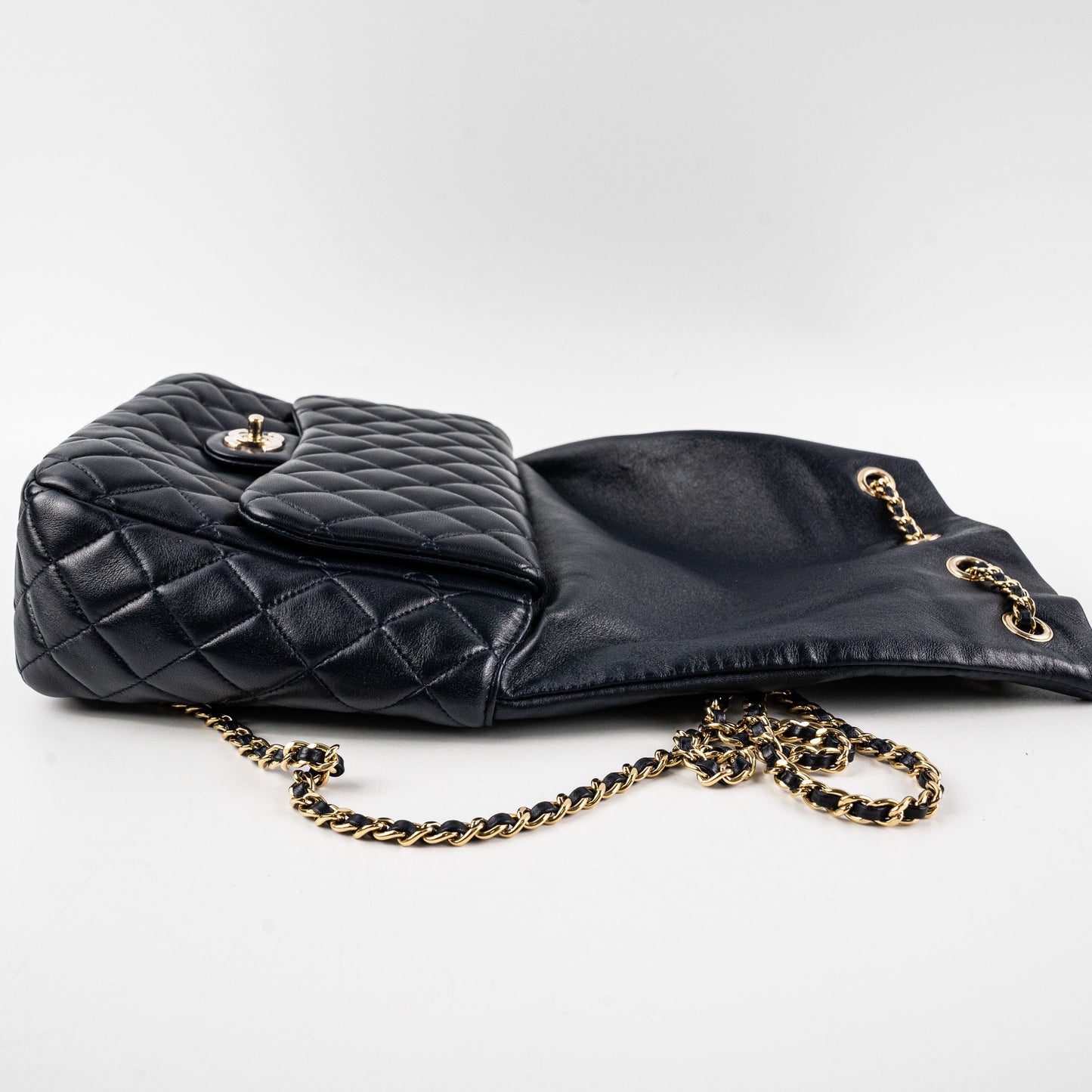 Chanel Seasonal Navy Lambskin Backpack