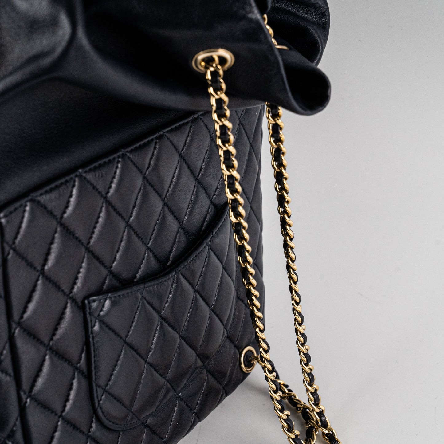 Chanel Seasonal Navy Lambskin Backpack