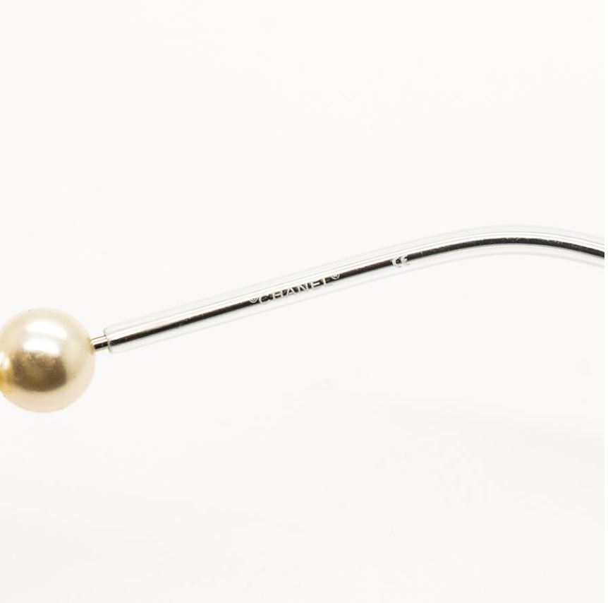 Chanel Vintage Round Pearl Sunglasses