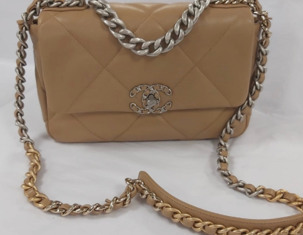 Chanel 19 Flap Bag Caramel