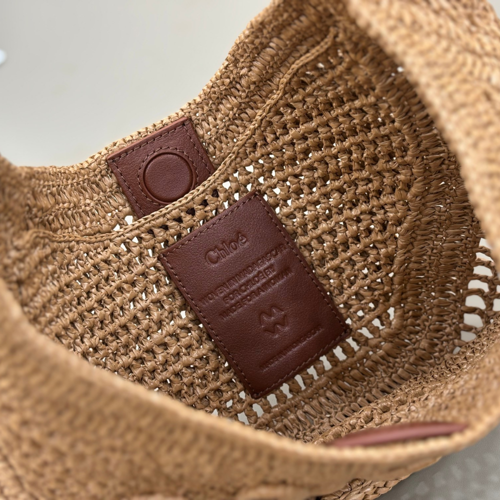 Summery Beige Summer Banana Hobo Bag In Raffia Tote Bag for Women