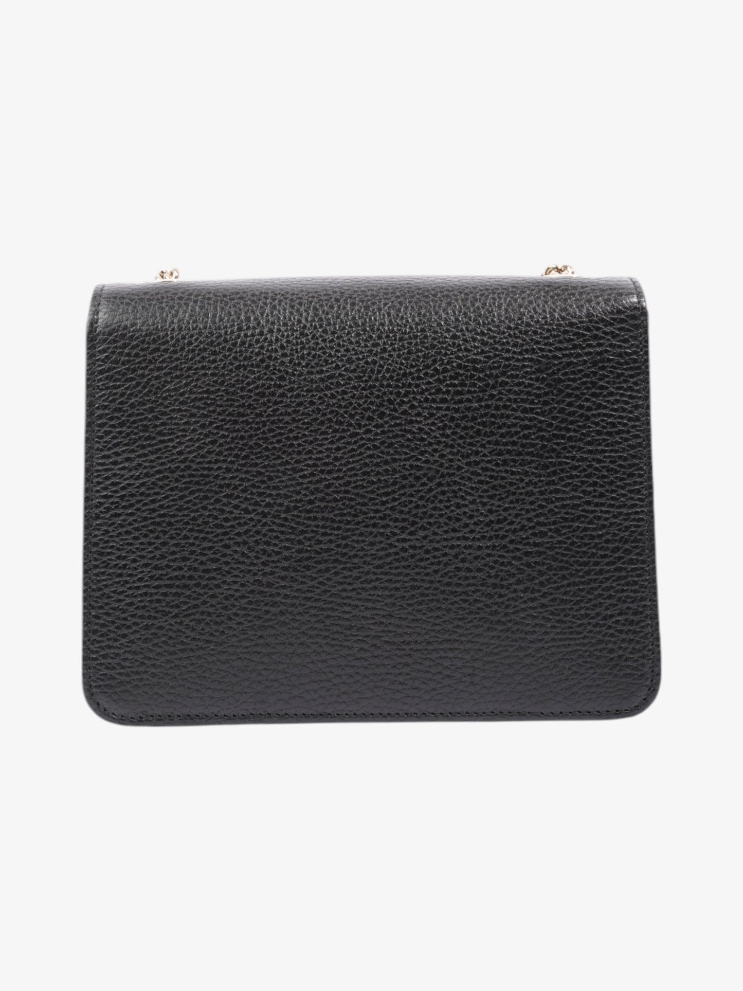 Gucci Dollar Interlocking G Black Calfskin Leather Small