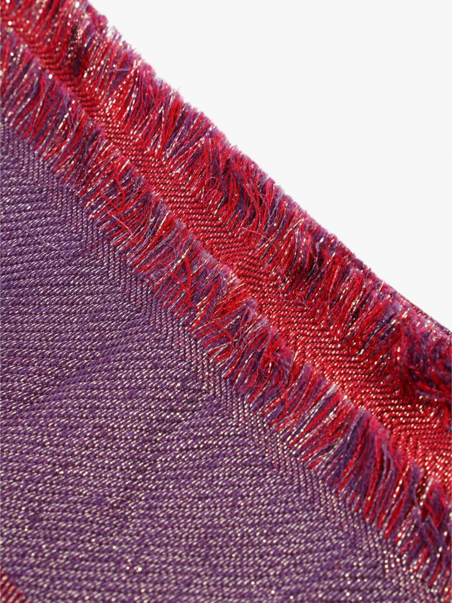 Gucci GG Scarf Purple / Red Silk