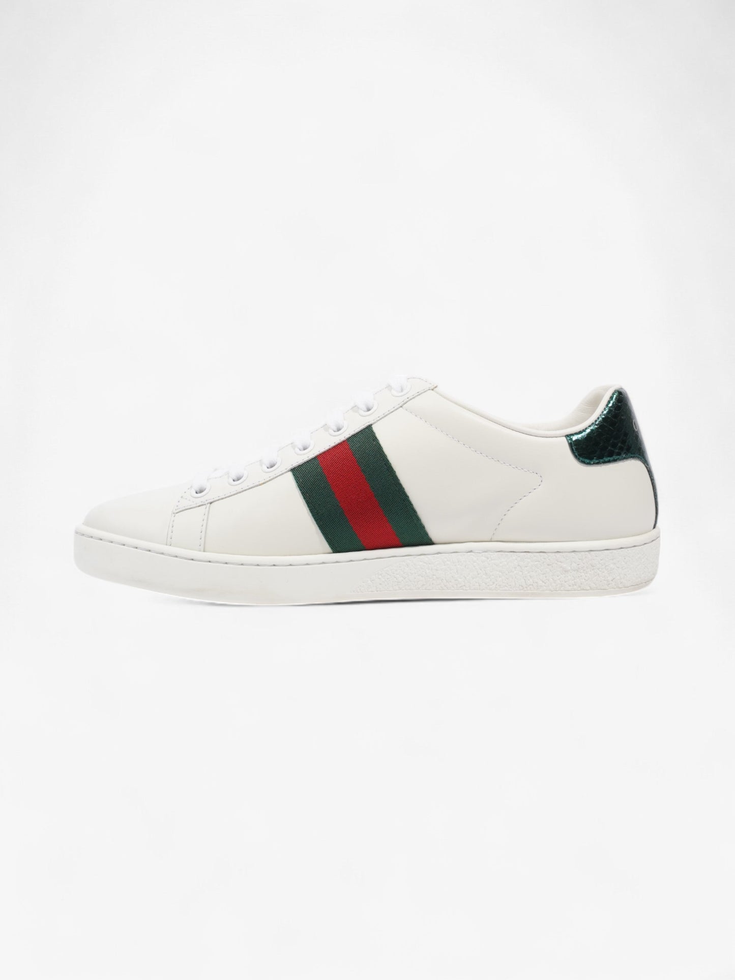 Gucci New Ace Low Bee White / Green / Red Leather EU 37 UK 4