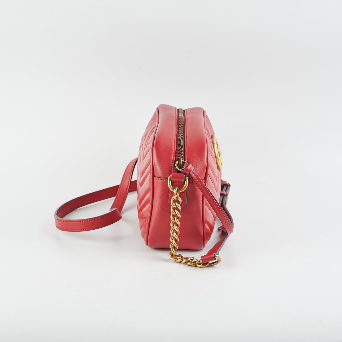 Gucci Marmont Camera Bag Red
