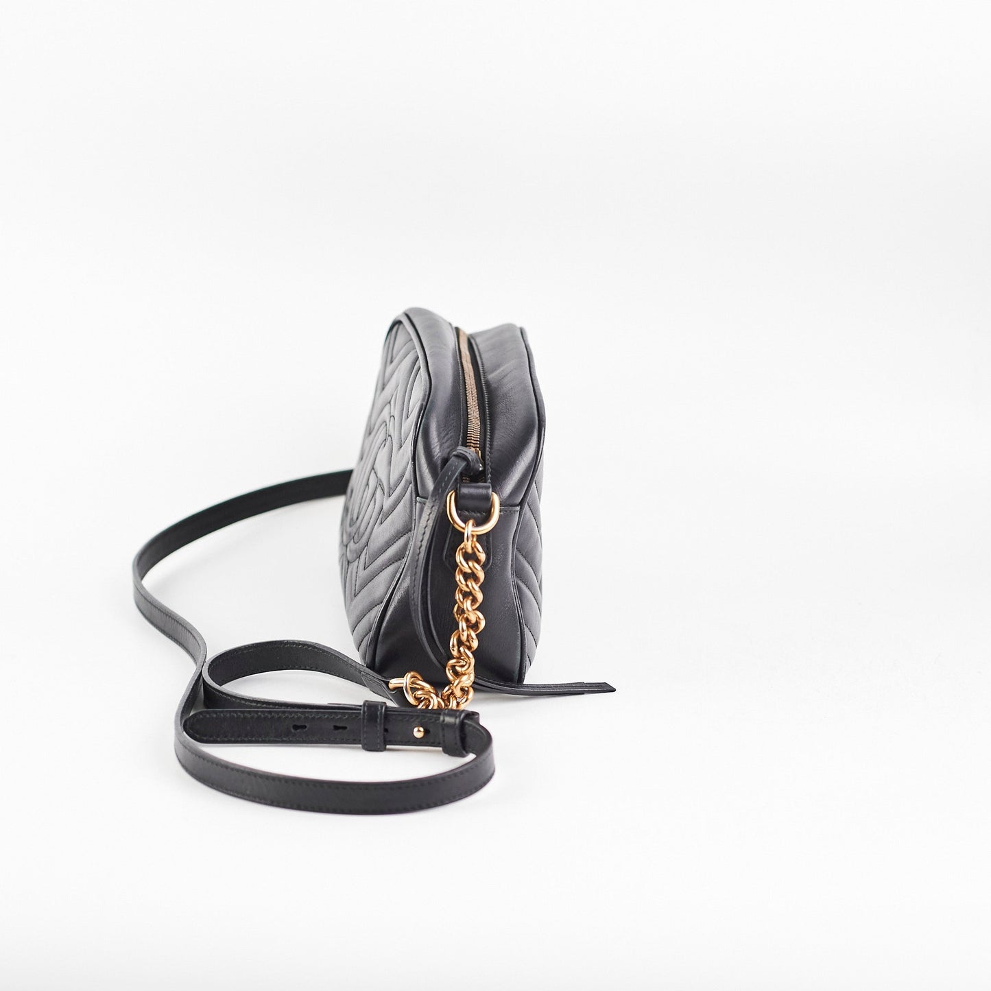 Gucci Marmont Camera Bag Small Blk