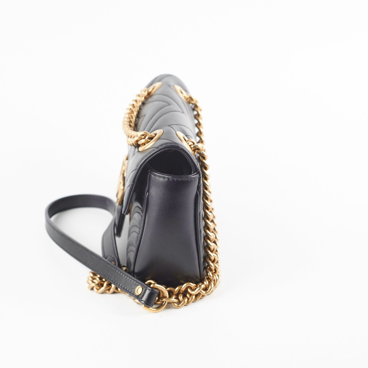 Gucci Marmont Black Small Shoulder Bag