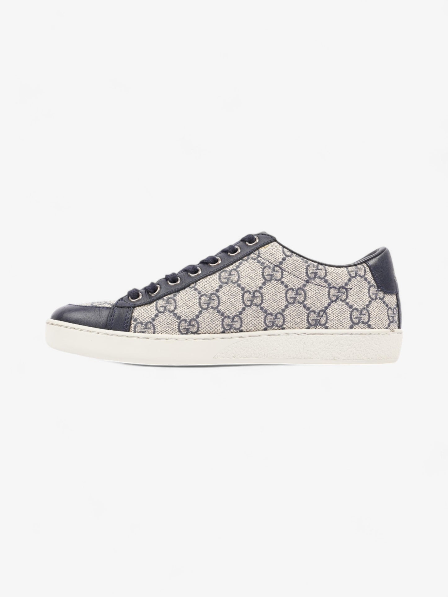 Gucci Brooklyn GG Supreme Sneakers Beige / Navy Canvas EU 36 UK 3