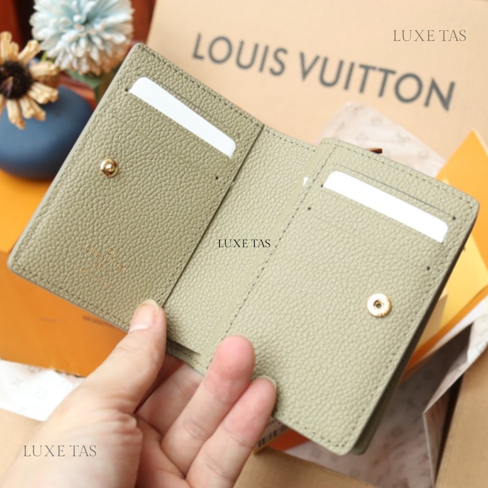 Tourterelle Crème Cléa Wallet Leather Wallet for Women